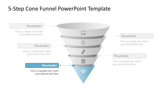 5-Step Cone Funnel Slide Template