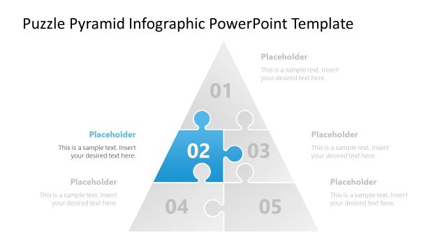 Section 2 Highlight Slide for Puzzle Pyramid Infographic Template