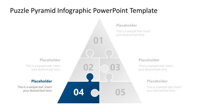 PPT Puzzle Infogrpahic Diagram – Section 4 Spotlight Slide