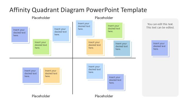 Affinity Quadrant Diagram PowerPoint Template
