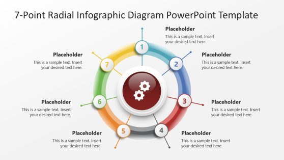 7-Point Radial Infographic PowerPoint Template