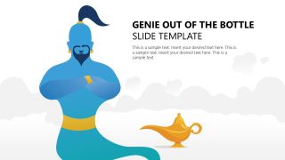 Genie Out of the Bottle Template for Presentation 