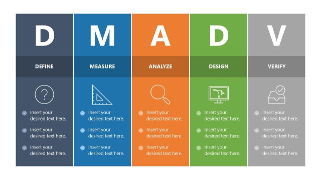 Five Columns Vertical Layout – DMADV Model Template
