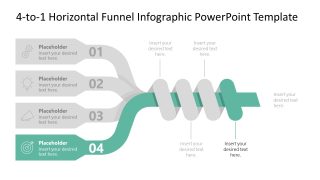 Engaging 4-to-1 Horizontal Interlaced Funnel Template 