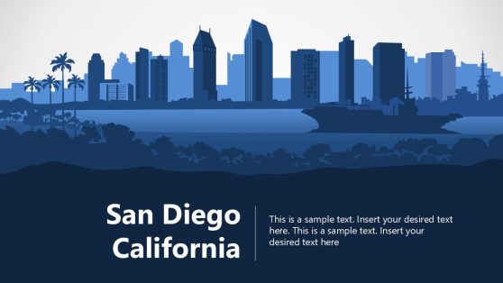 San Diego California PowerPoint Template