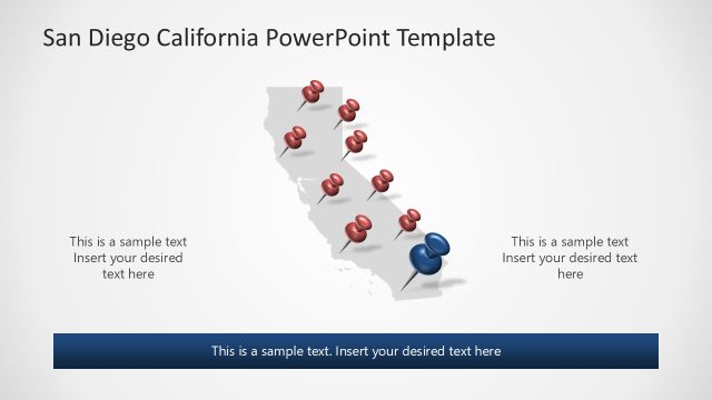 Editable San Diego California PPT Template