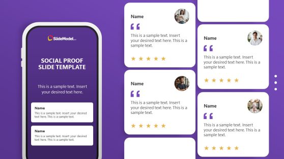 PPT Slide Template for Social Proof Presentation