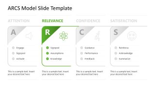ARCS Model Slide with Color Highlight & Infographics 