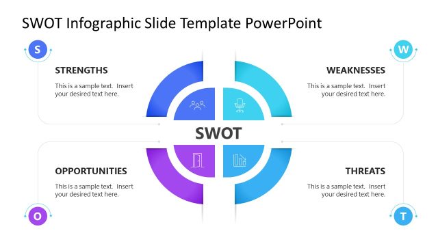 SWOT Infographic Slide PowerPoint Template