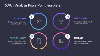 Thin SWOT Analysis PowerPoint Slide 