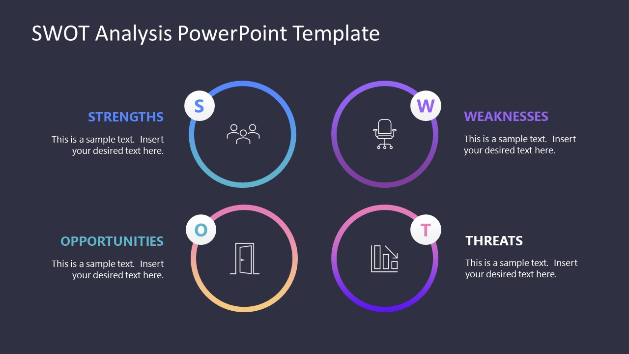 Thin SWOT Analysis Presentation Template - SlideModel