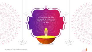 Customizable Diwali PPT Template 