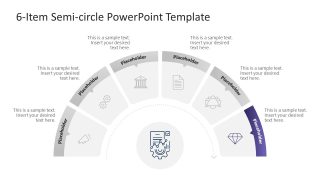 Semi-circle Diagram Slide for Business Presentation 