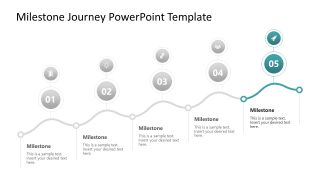 Editable Milestone Journey PowerPoint Slide 