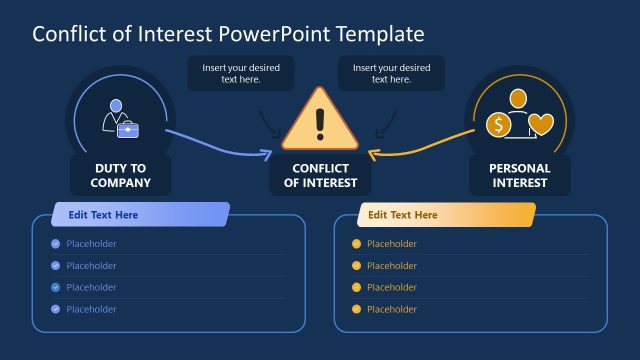 Conflict of Interest PPT Slide Template