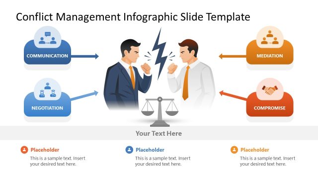 Conflict Management Infographic Slide Template