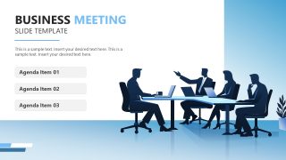 Business Meeting PowerPoint Layout 