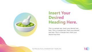 Nutraceutical Slide Deck PPT Layout 