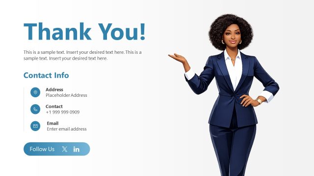 Thank You Presentation Slide PowerPoint Template