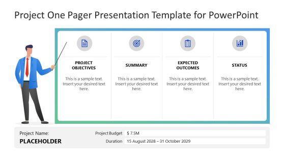 Project One Pager Presentation Template
