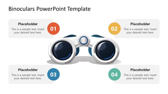 Editable Binoculars PPT Template