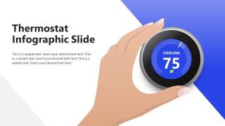 Thermostat Infographic Template for PowerPoint 