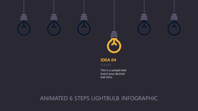 Creative Idea Sharing Infographic Slide Template