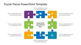 Puzzle Pieces Diagram PPT Slide 