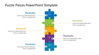 Puzzle Pieces Template Slide 