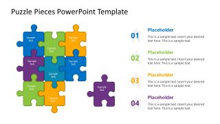 Puzzle Pieces Slide PPT Template