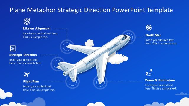 Customizable Plane Metaphor Strategic Direction Template
