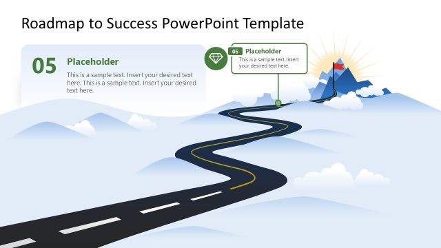Step 5 Slide – Roadmap to Success Presentation Layout