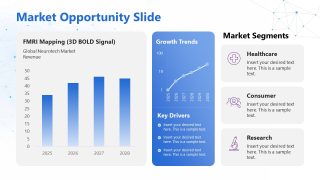 Neurotech PPT Template with Chart 