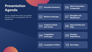 Engaging Competitor Analysis Template Layout 