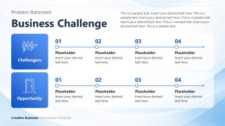 Challenges Slide - Creative Business PPT Template 
