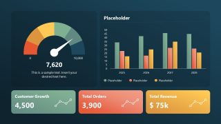 Business KPI Slide PowerPoint Layout 