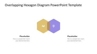 Creative Overlapping Hexagon Diagram Layout 