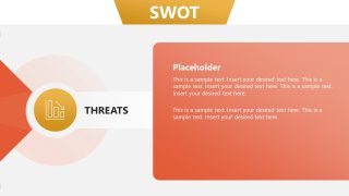 PPT Threats Presentation Slide for SWOT Analysis Template