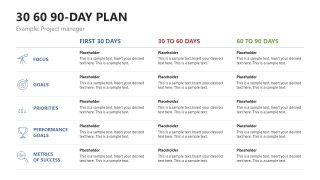 30 60 90 day plan for Executives Design 
