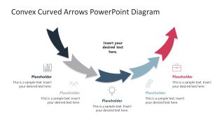 Editable Convex Curved Arrows Diagram