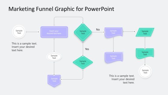 Thin Border Flow Chart Presentation Template