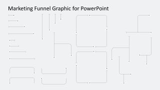 Thin Border Flow Chart PPT Template 