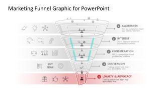 Marketing Funnel Infographic PPT Diagram