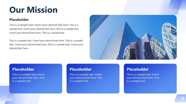 Our Mission Slide – Modern Business PPT Template