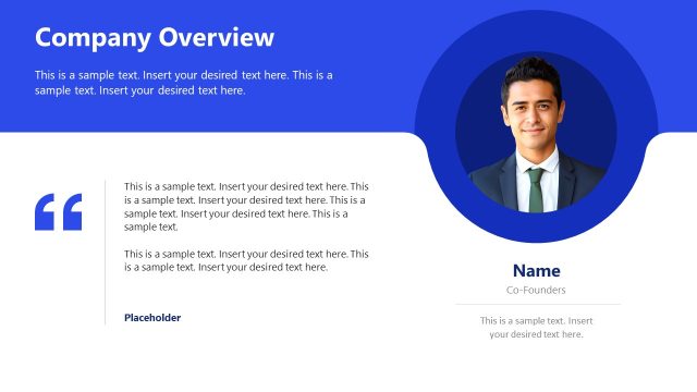 Company Overview Slide – Altius Business Presentation PPT Template