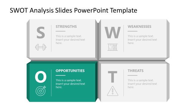 Opportunities Discussion –  SWOT Analysis Slides PPT Template