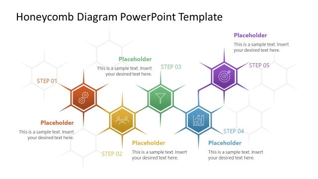 Honeycomb Diagram PPT Slide Template