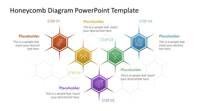 Honeycomb Diagram Presentation Layout Template