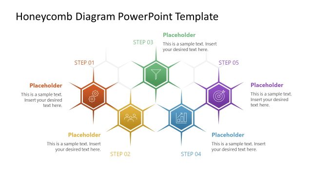 Customizable Honeycomb Diagram PPT Template