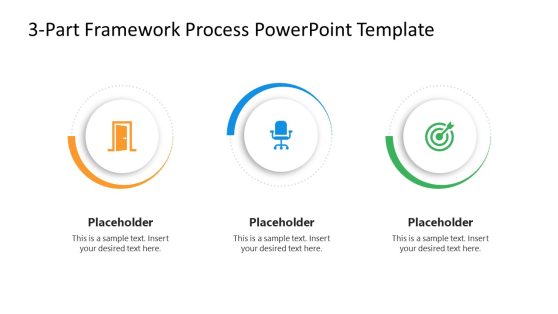 3-Part Framework Process PowerPoint Template